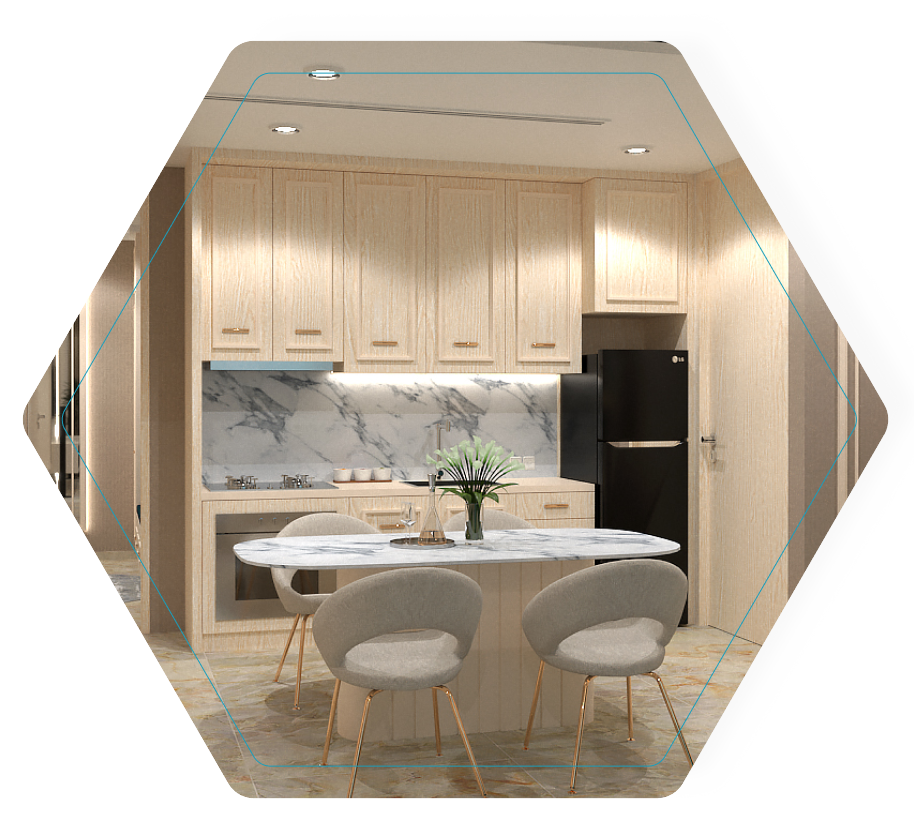 Interior design showcase background